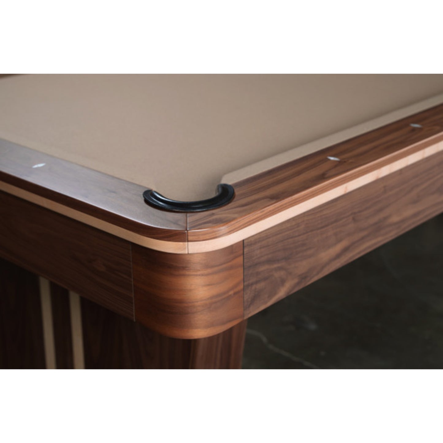 B&W Slate Pool Table