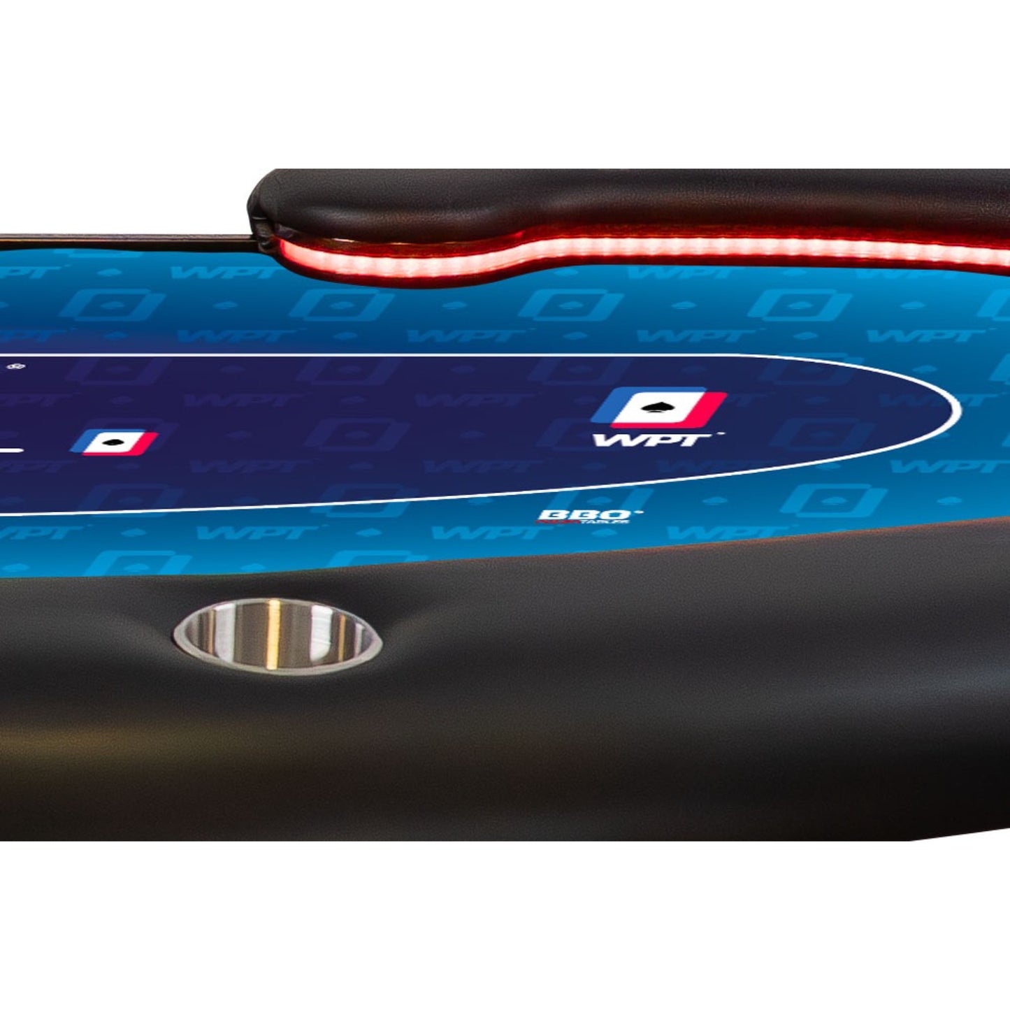 WPT x BBO Lumen HD LED Blue Cards Poker Table – Official WPT Table