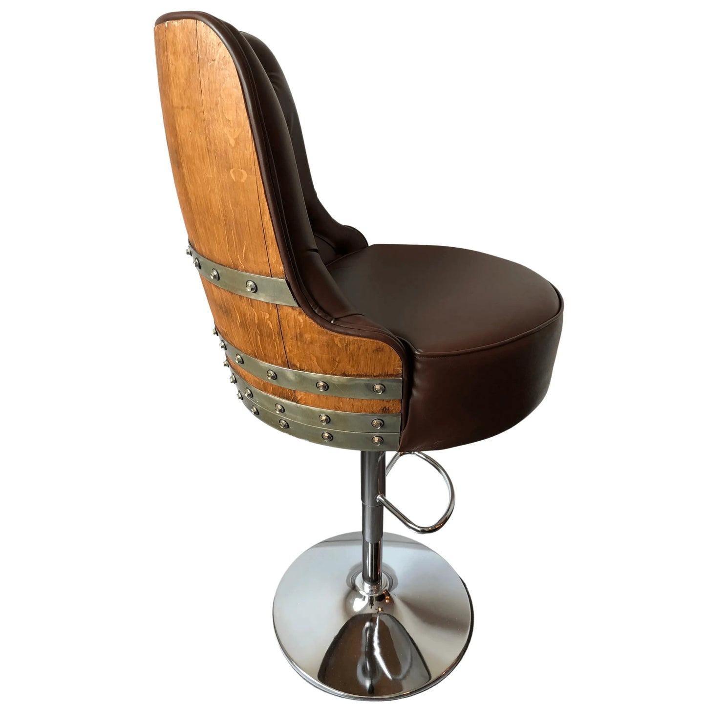 Luxury Wine Barrel Bar Set with Pub Table & Wine Barrel Bar Stools