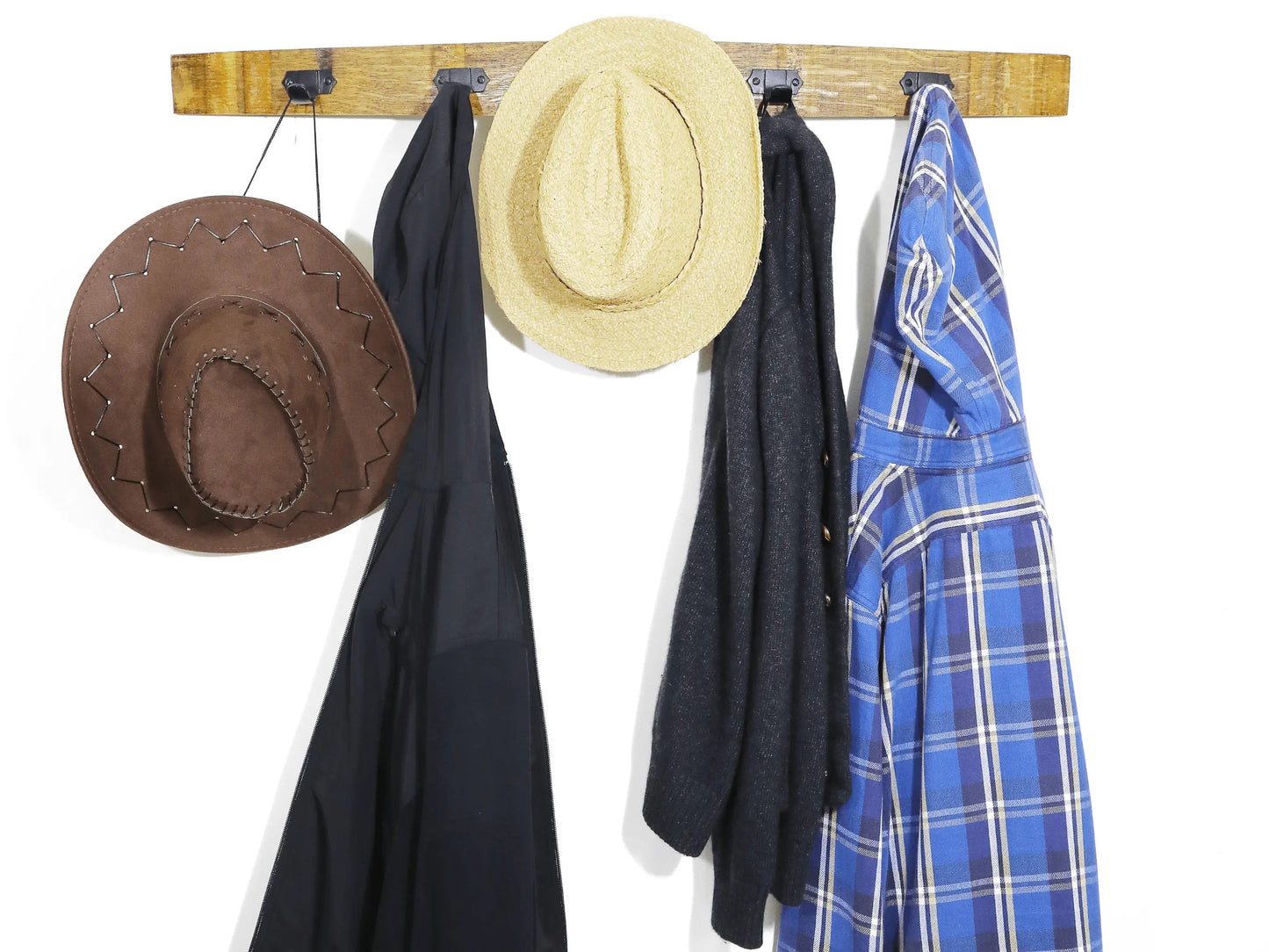 Wine Barrel Stave Coat Rack