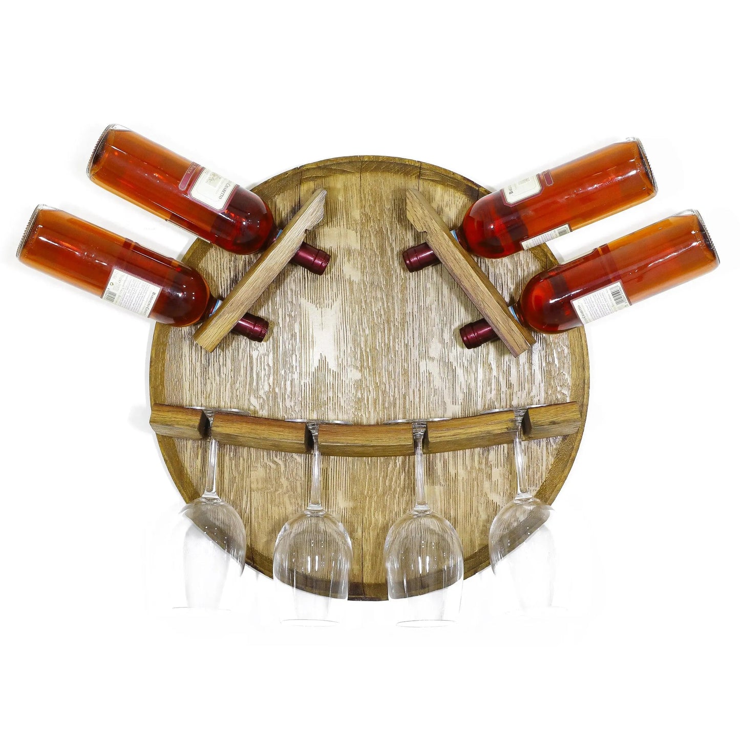 Rustic Wall Wine Rack