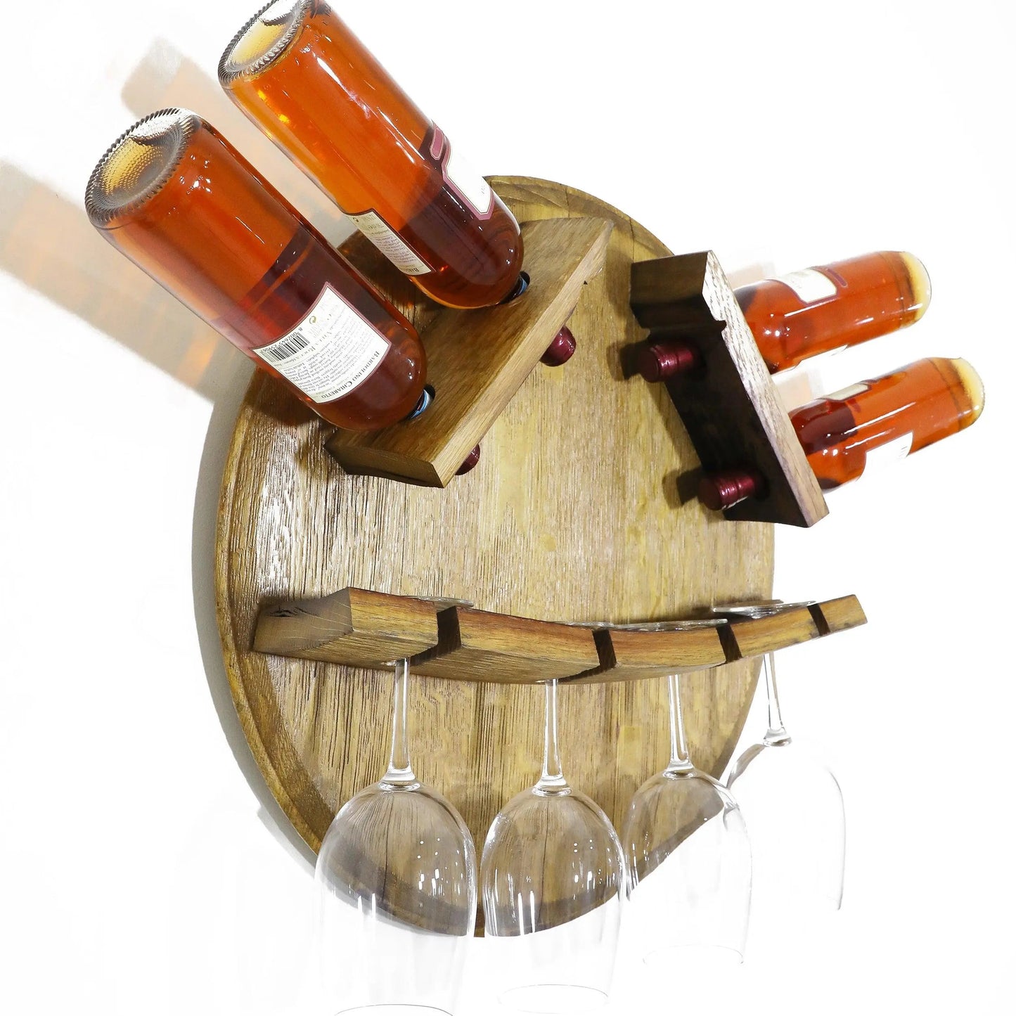 Rustic Wall Wine Rack