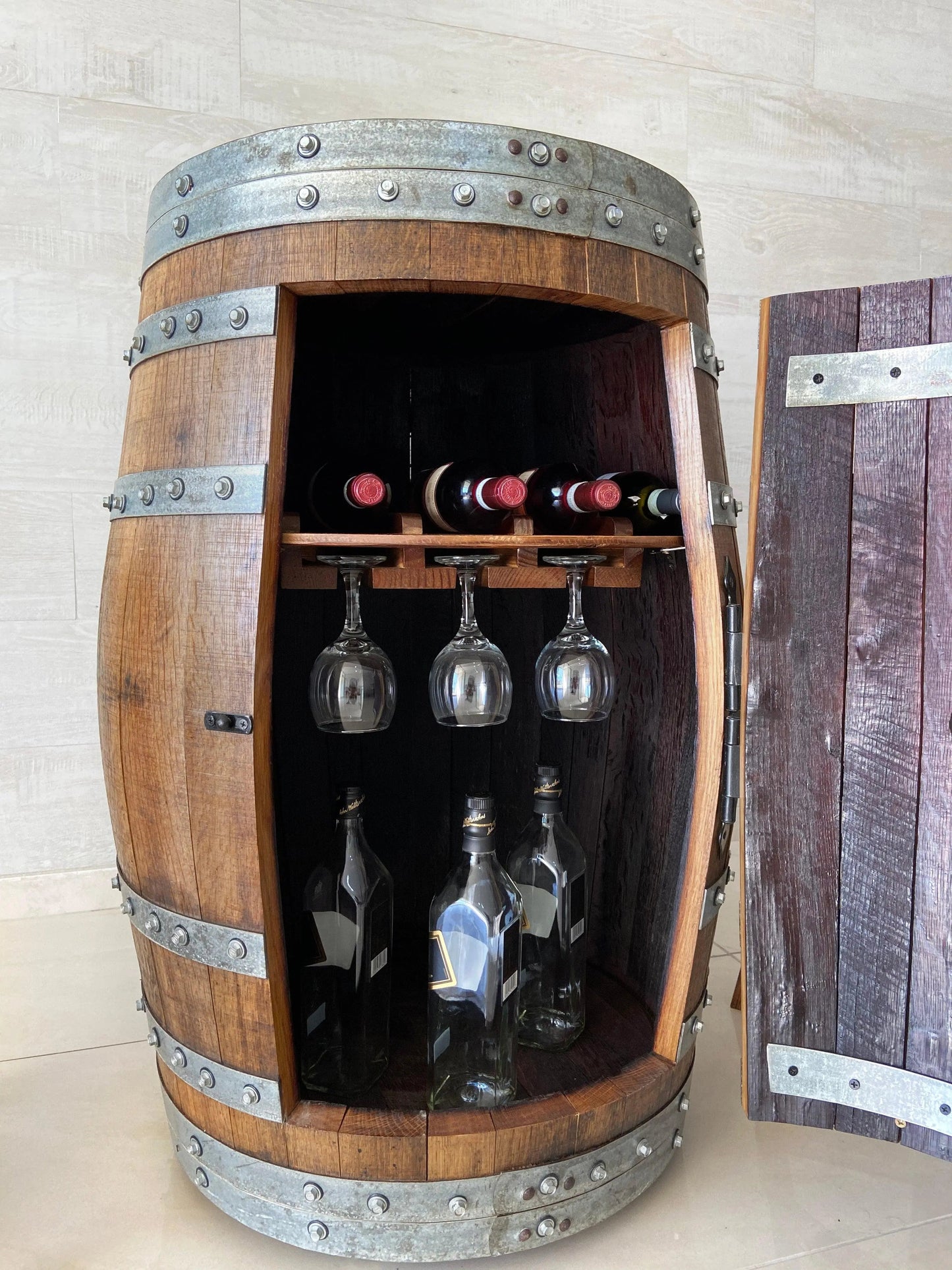 Bourbon Wine Barrel Storage