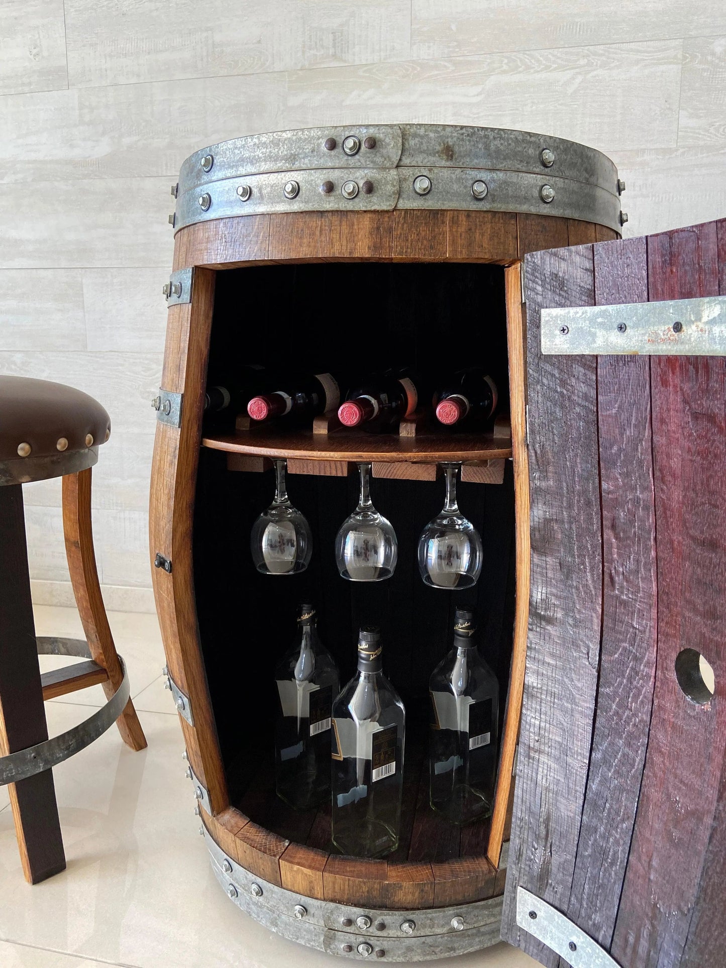 Bourbon Wine Barrel Storage