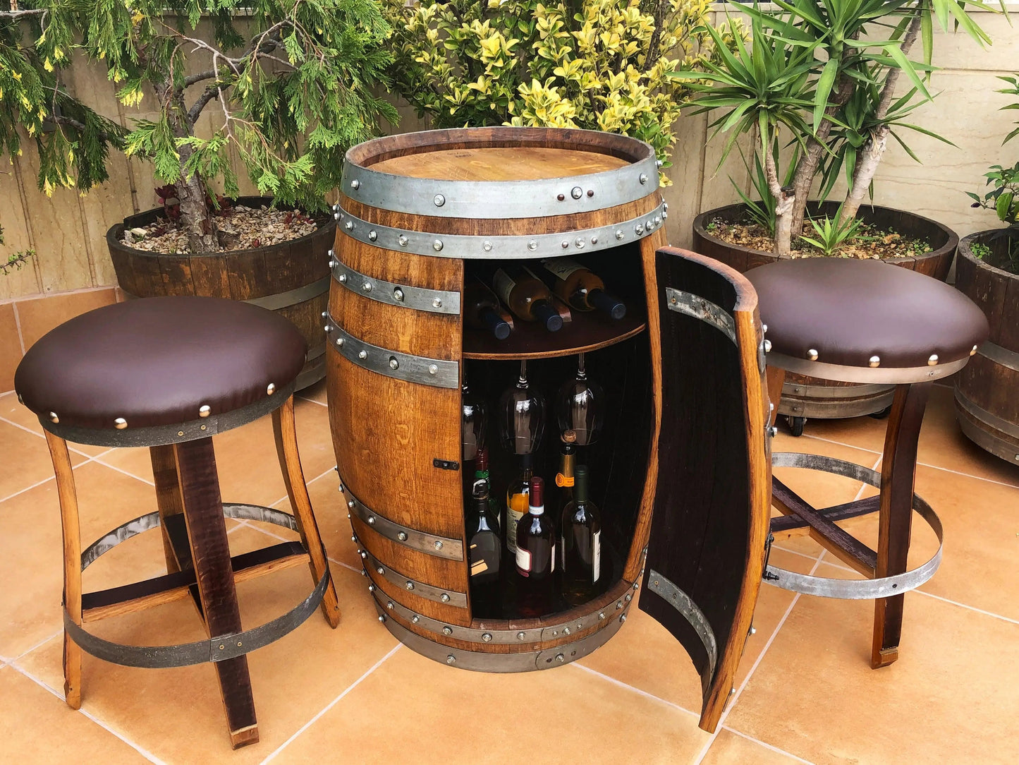 Bourbon Wine Barrel Storage