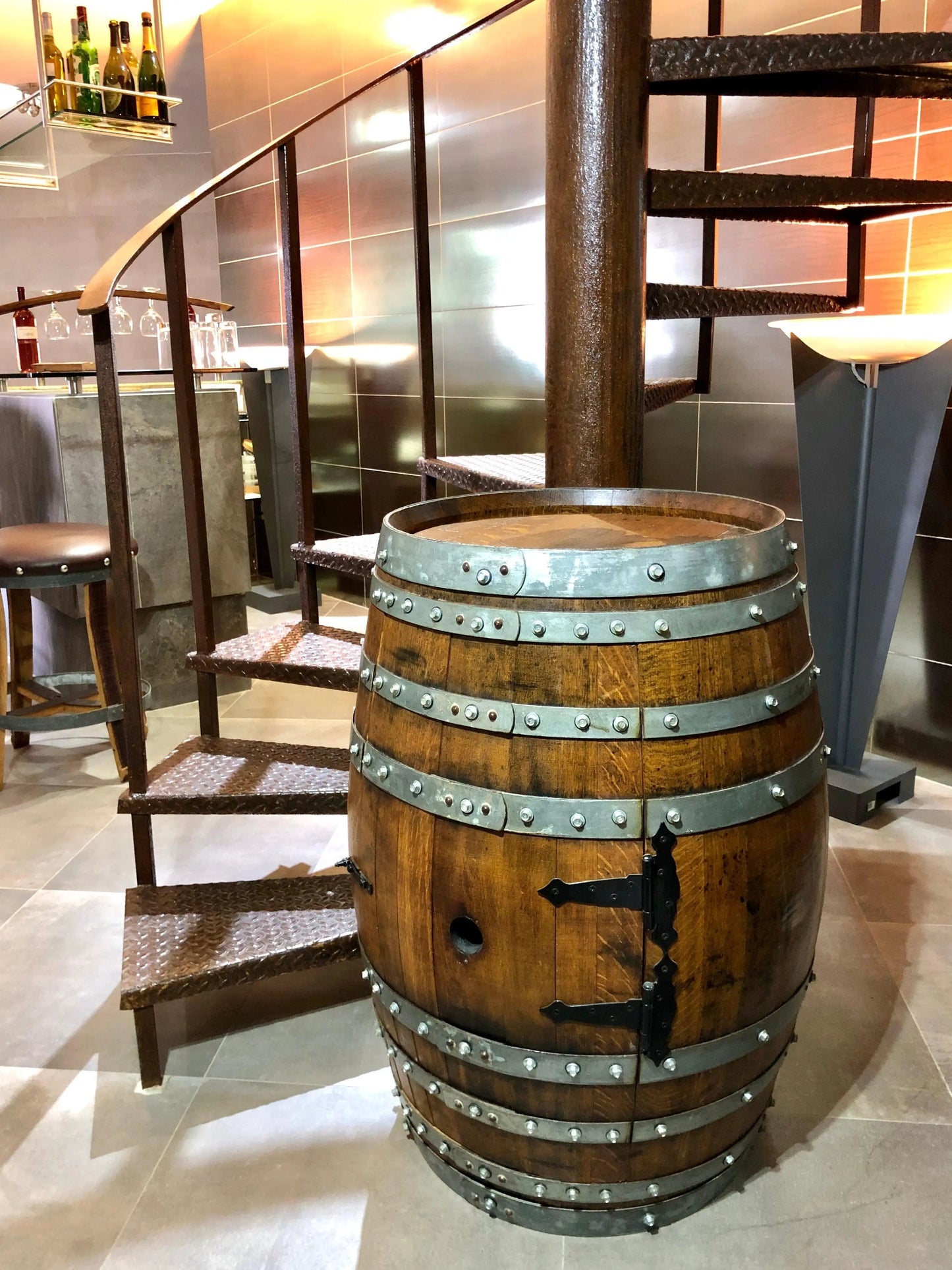 Bourbon Wine Barrel Storage