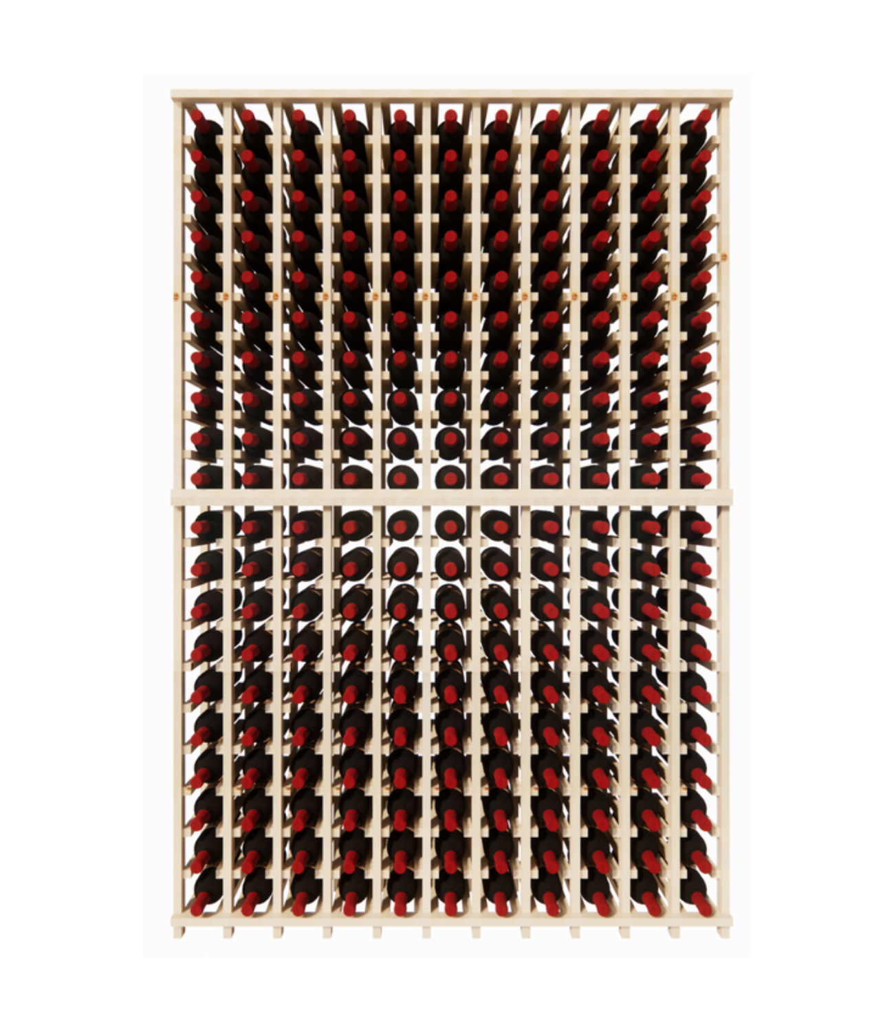 Wine Racking 11 Column Display Customizable Standard Bottle Rack Storage