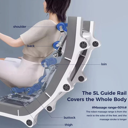 WANKO Bliss SL-Track Zero Gravity Full Body Recliner Massage Chair