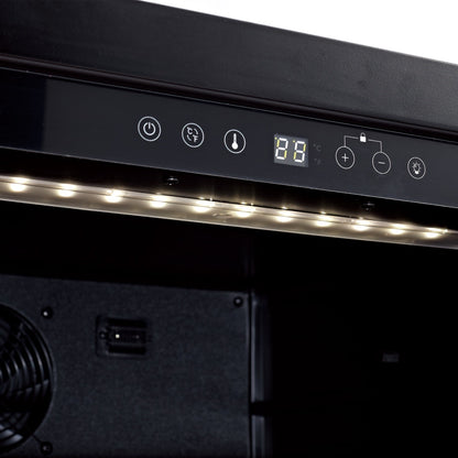 KingsBottle 47" Triple Zone Wine & Beverage Refrigerator – Wine Cooler & 389 Can Beverage Fridge Combo