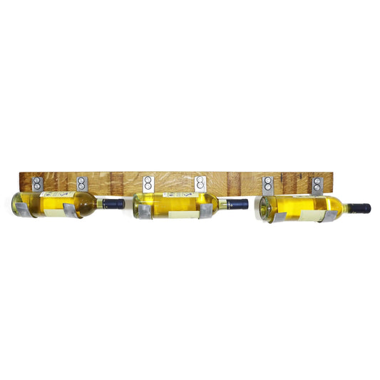 Wine Barrel Stave 3-Bottle Holder