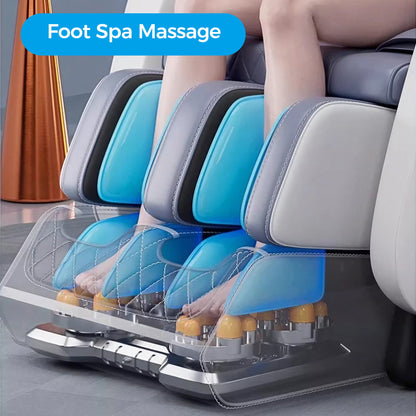 WANKO Serene Zero Gravity Full Body Massage Chair, Foot Rollers and Heat Massage