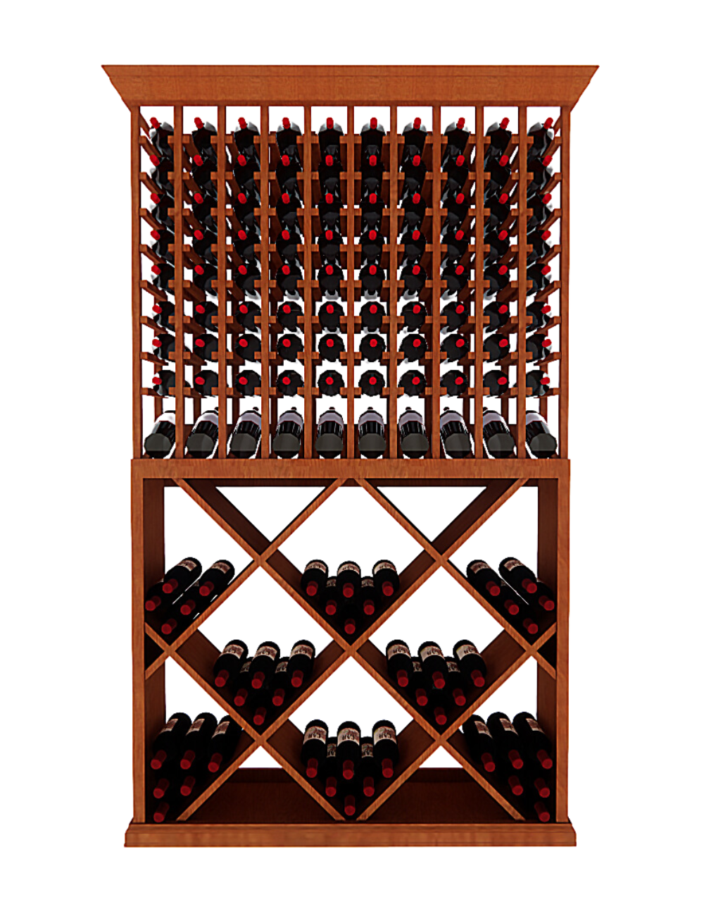 4 Foot Wine Cellar Storage System | 220 Bottle Capacity