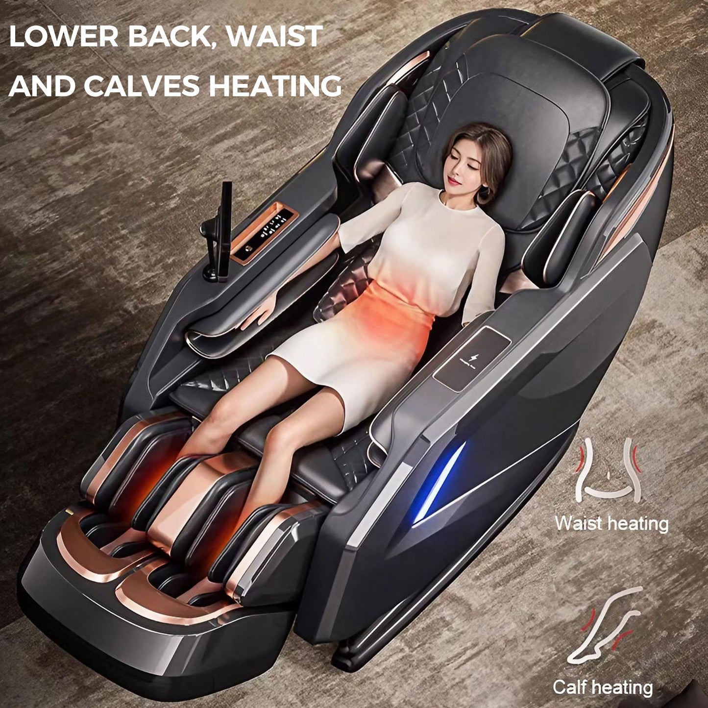 WANKO Bliss SL-Track Zero Gravity Full Body Recliner Massage Chair