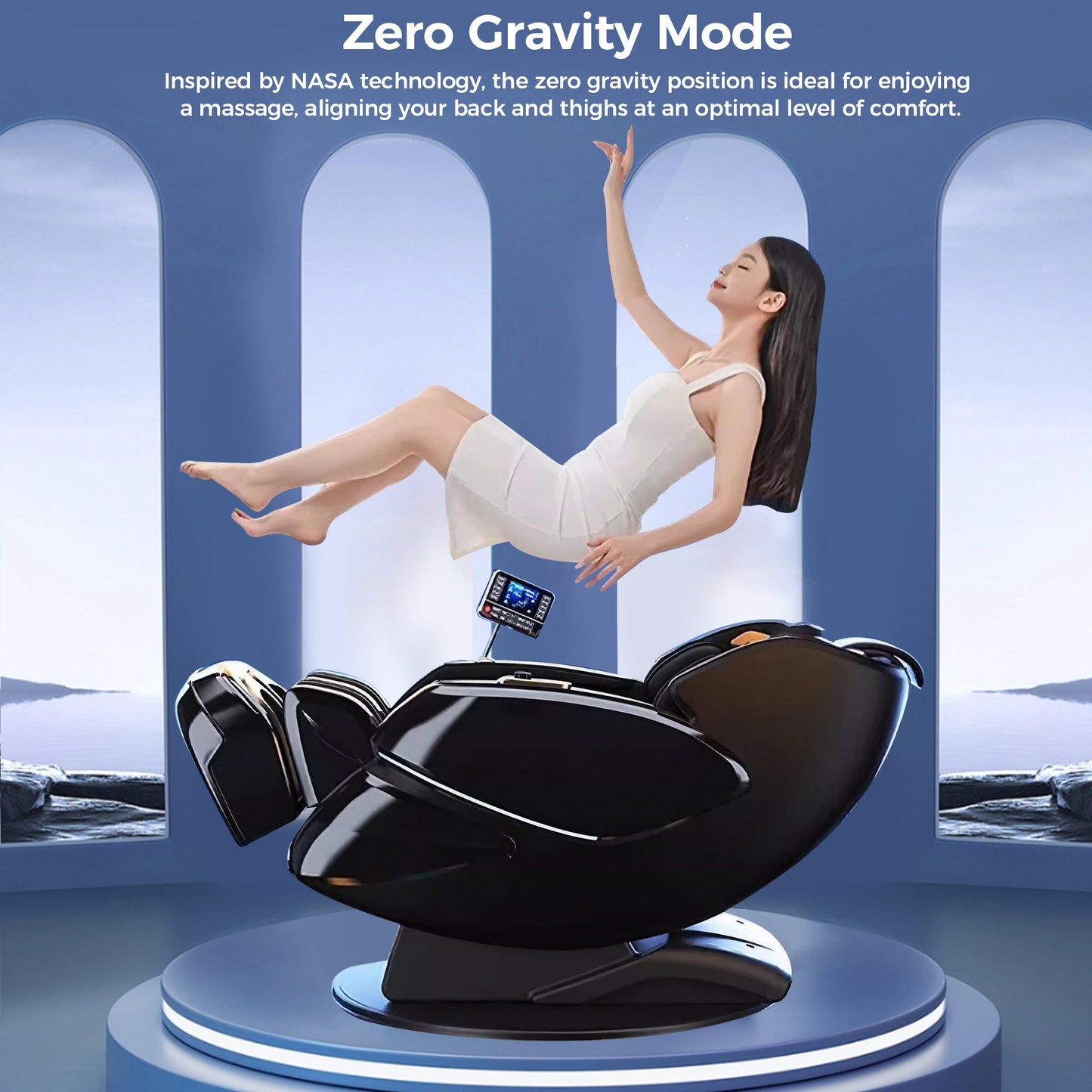 WANKO Harmony SL-Track Zero Gravity Full Body Recliner Massage