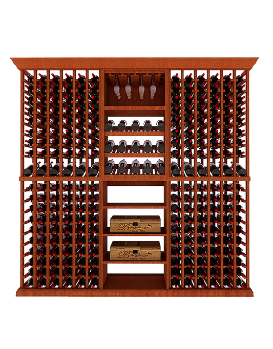 7 Foot Wine Cellar Storage System | 320 Bottle Capacity