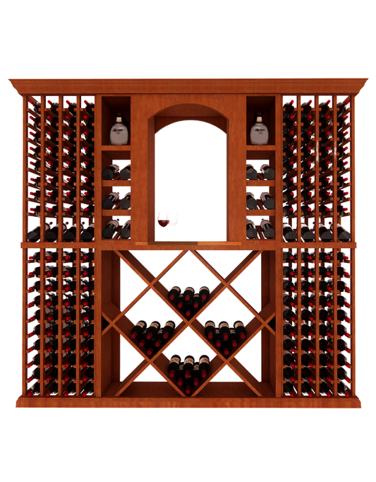 7 Foot Wine Cellar Storage System | 306 Bottle Capacity