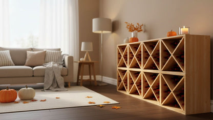 Modular Wine Cube Storage Stackable Design