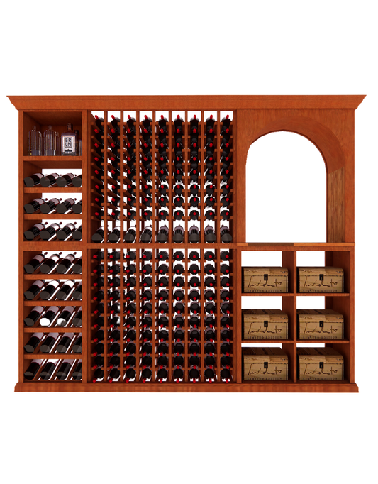 8 Foot Wine Cellar Storage System | 323 Bottle Capacity