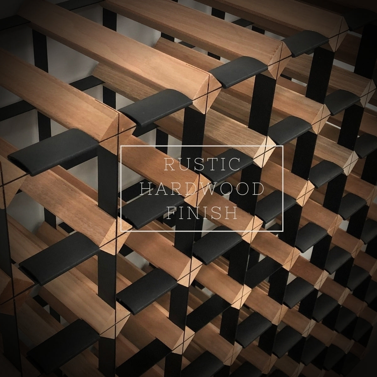 12 Bottle Timber Wine Rack – 3×3 Modular Wooden Wine Storage Rack