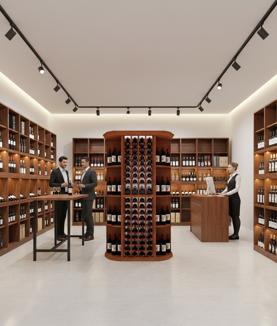 4 Foot Wine Cellar Storage System | 120 Bottle Capacity