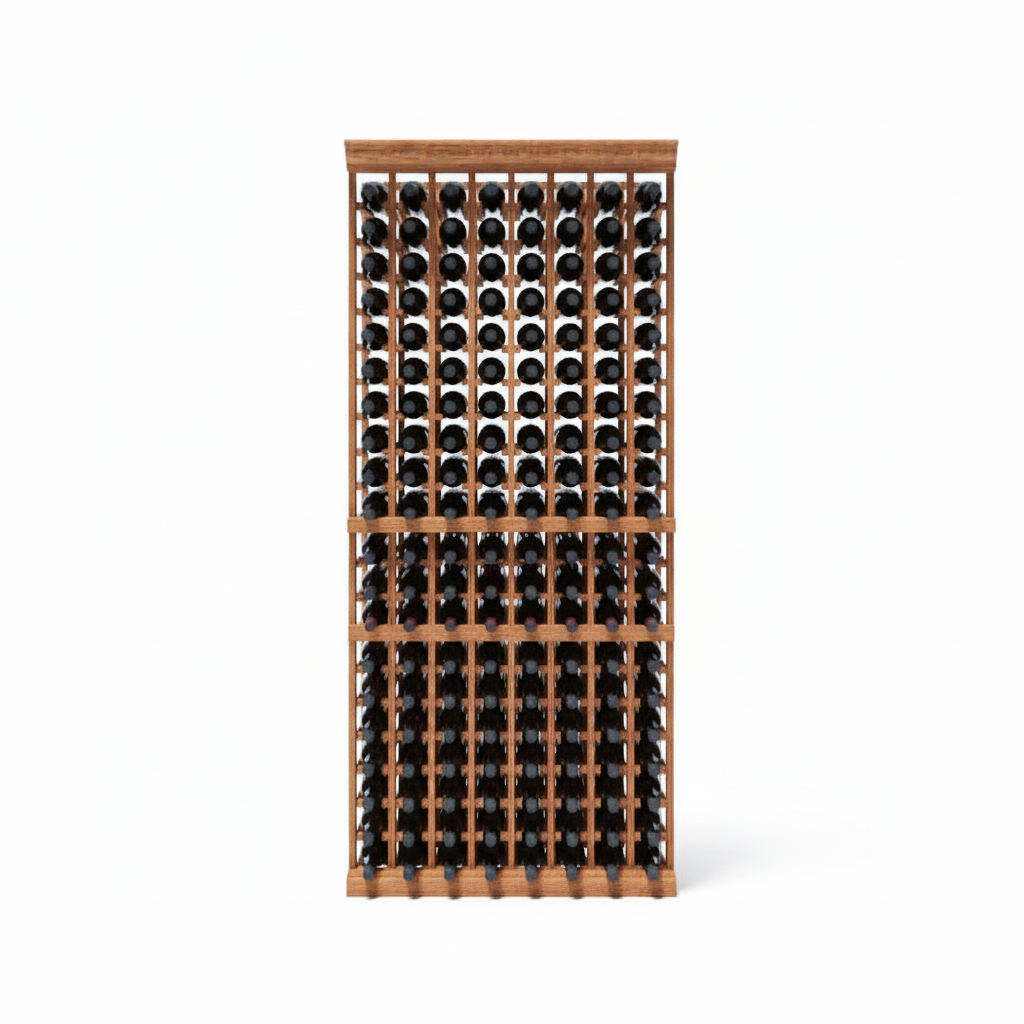 8 Column 7ft Wine Rack Kit | Holds 168 Bottles
