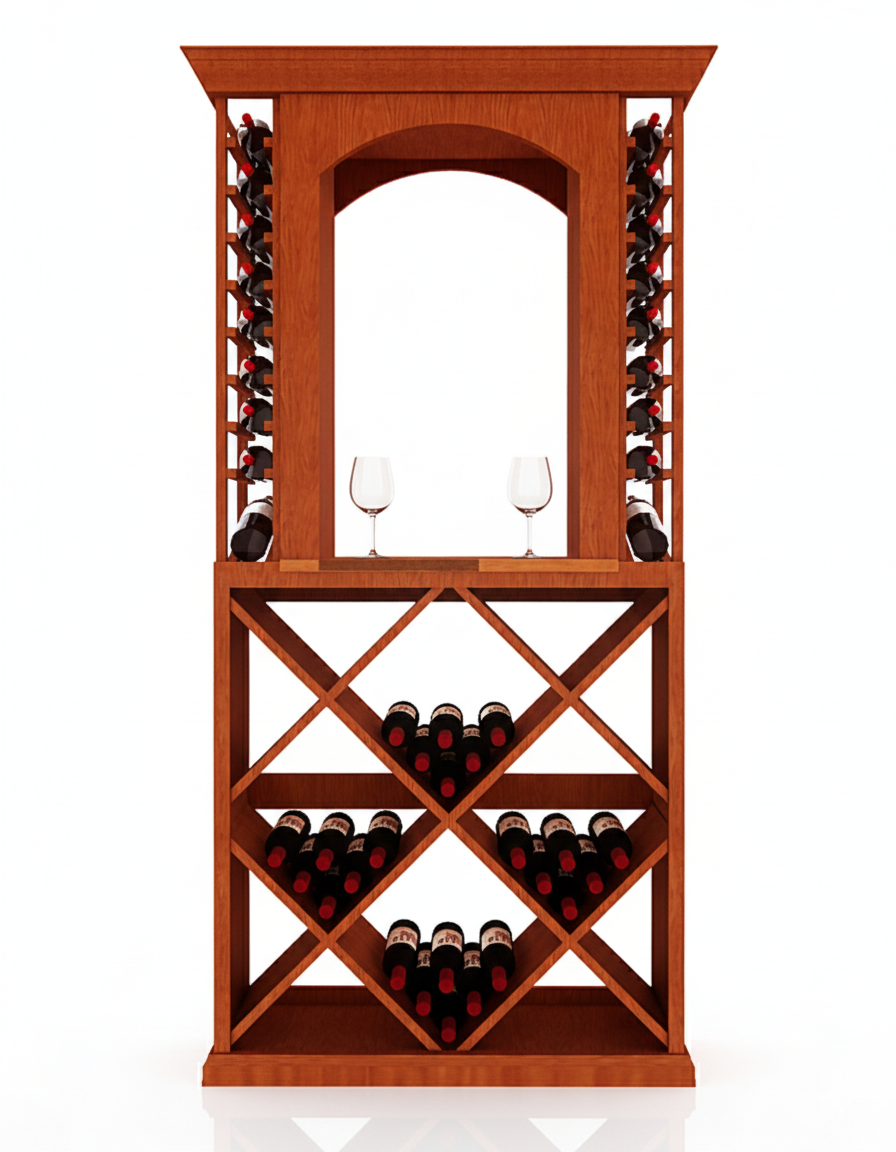 3 Foot Wine Cellar Storage System | 128 Bottle Capacity