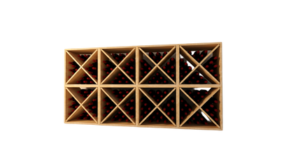 Modular Wine Cube Storage Stackable Design