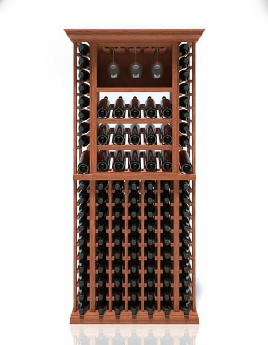 3 Foot Wine Cellar Storage System | 126 Bottle Capacity