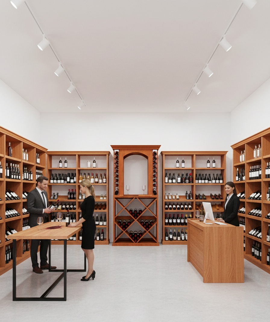 3 Foot Wine Cellar Storage System | 128 Bottle Capacity