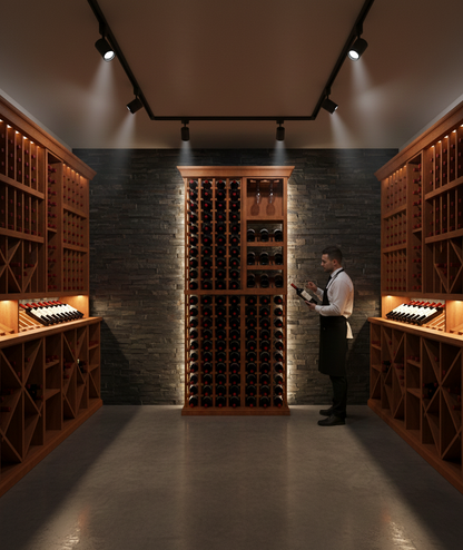 3 Foot Wine Cellar Storage System | 131 Bottle Capacity