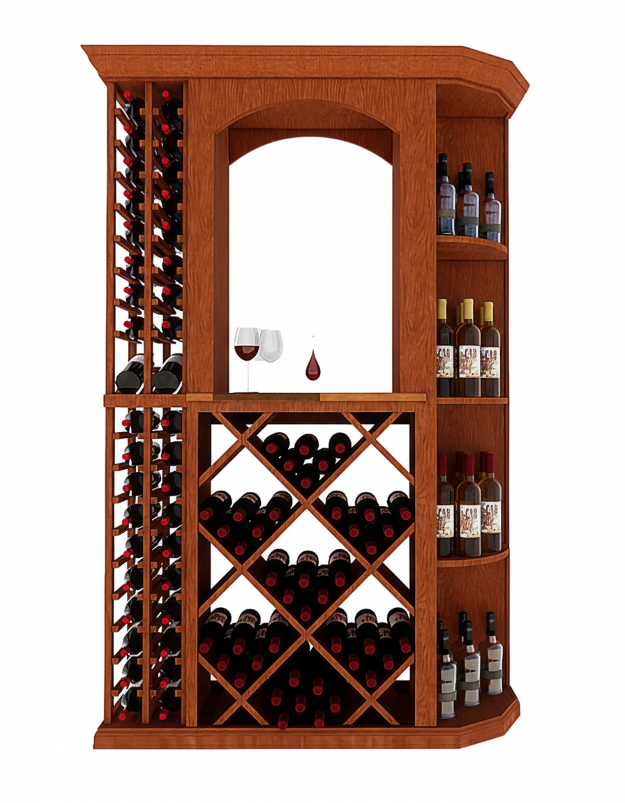 4 Foot Wine Cellar Storage System | 148 Bottle Capacity