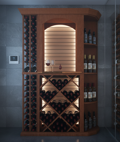 4 Foot Wine Cellar Storage System | 148 Bottle Capacity