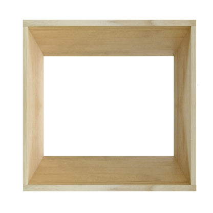 Wine Cube Storage Box – Hollow Interior Modular Wine Rack (18mm Thick Frame)