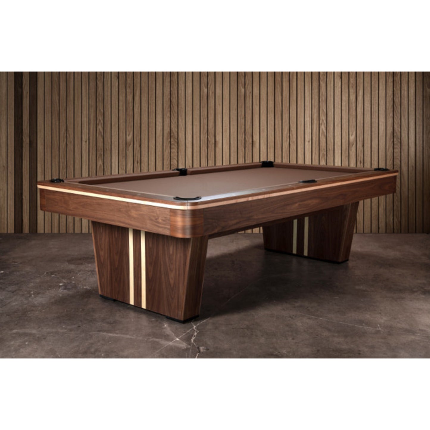 B&W Slate Pool Table