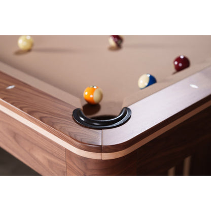 B&W Slate Pool Table