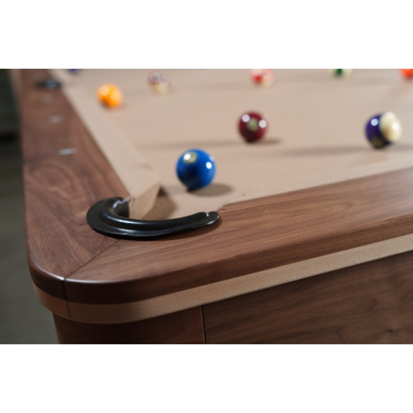 B&W Slate Pool Table