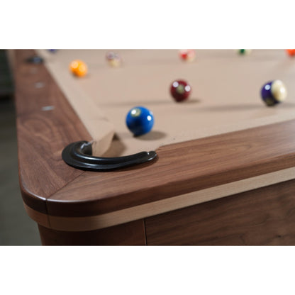 B&W Slate Pool Table