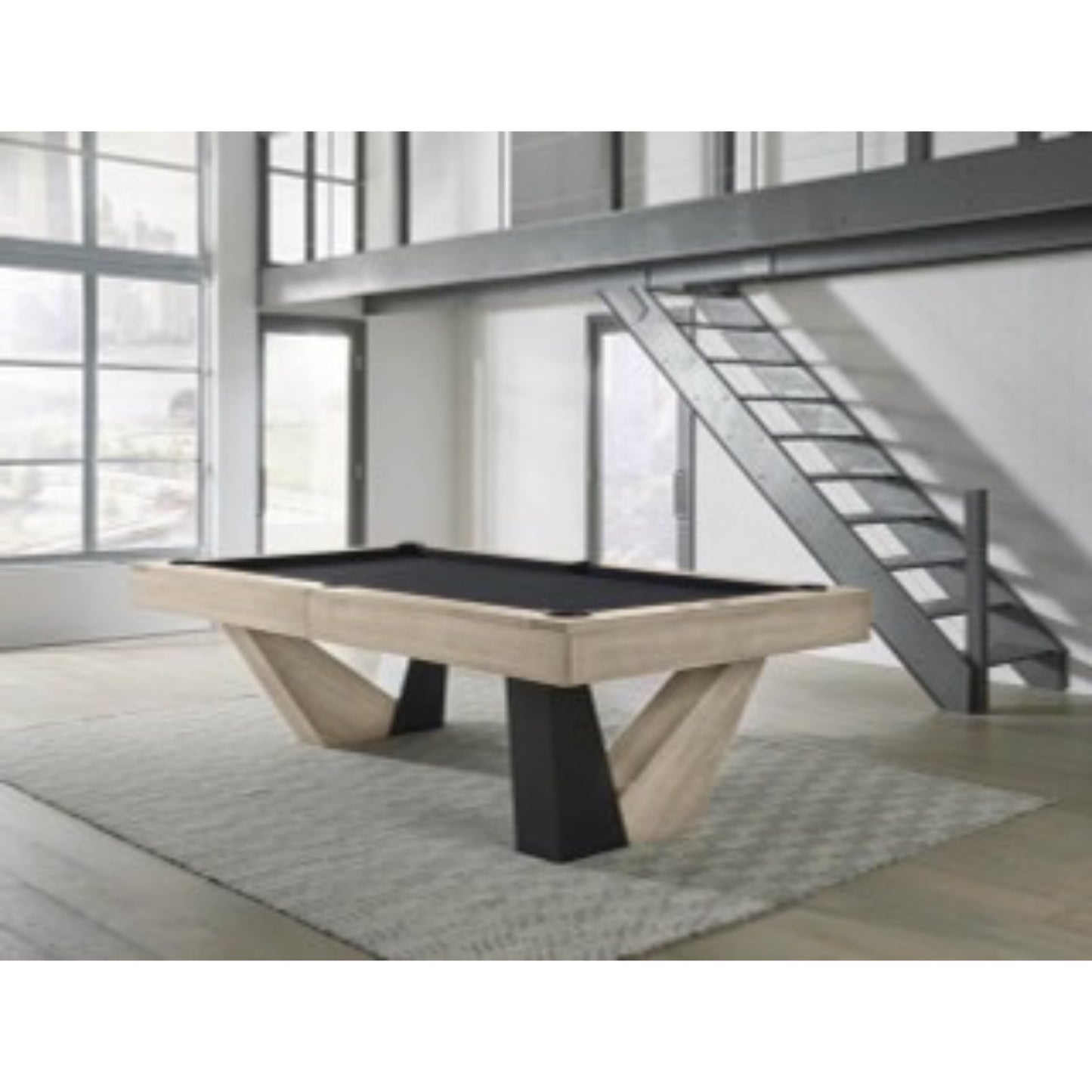 N&A Pool Table - Natural Ash