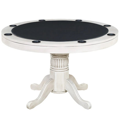 Ram Game Room - 48" Round Poker Table with Dining Top