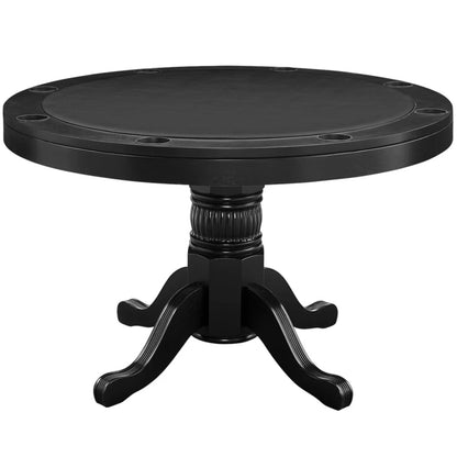 Ram Game Room - 48" Round Poker Table with Dining Top