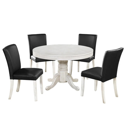 Ram Game Room - 48" Round Poker Table with Dining Top
