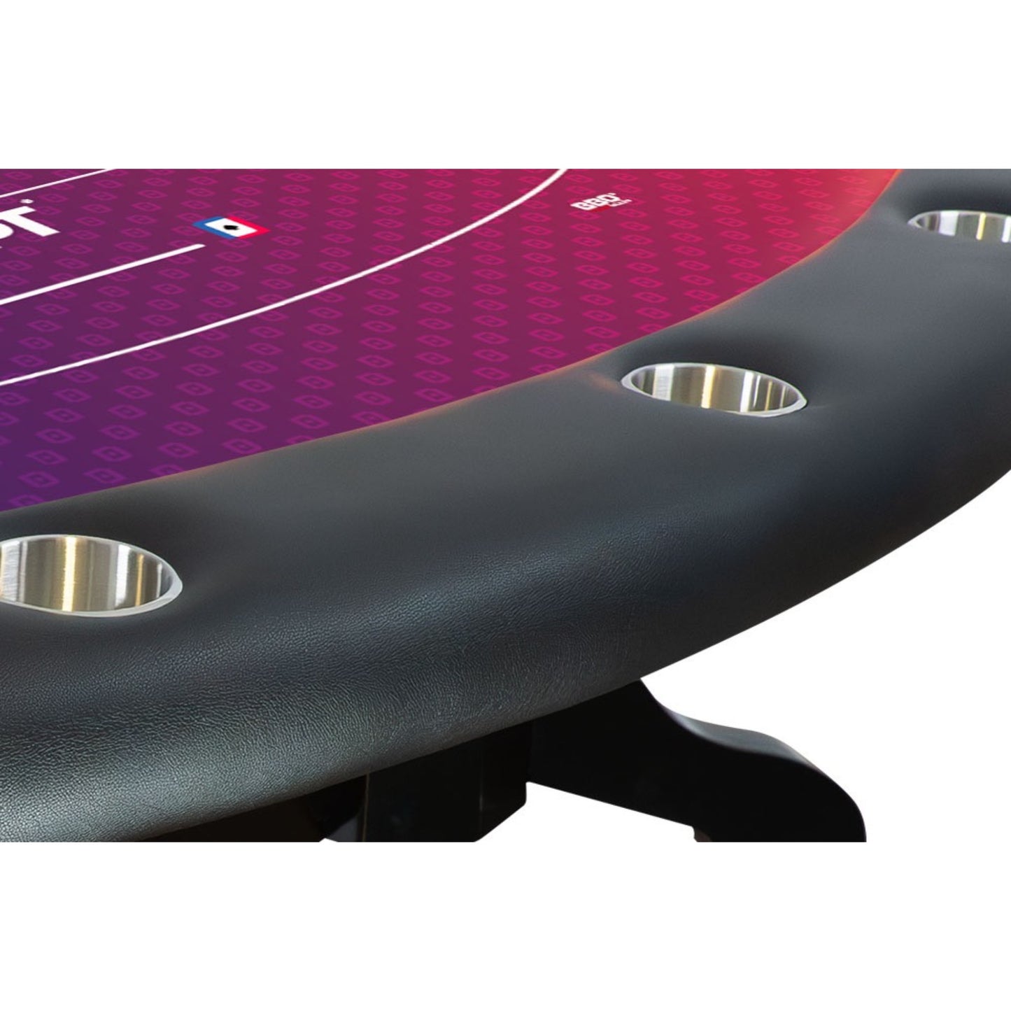WPT x BBO Lumen HD LED Purple Red Cards Poker Table  – Official WPT Table
