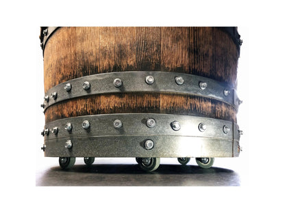 Wine Barrel Poker Set with Game Table & Barrel Chair