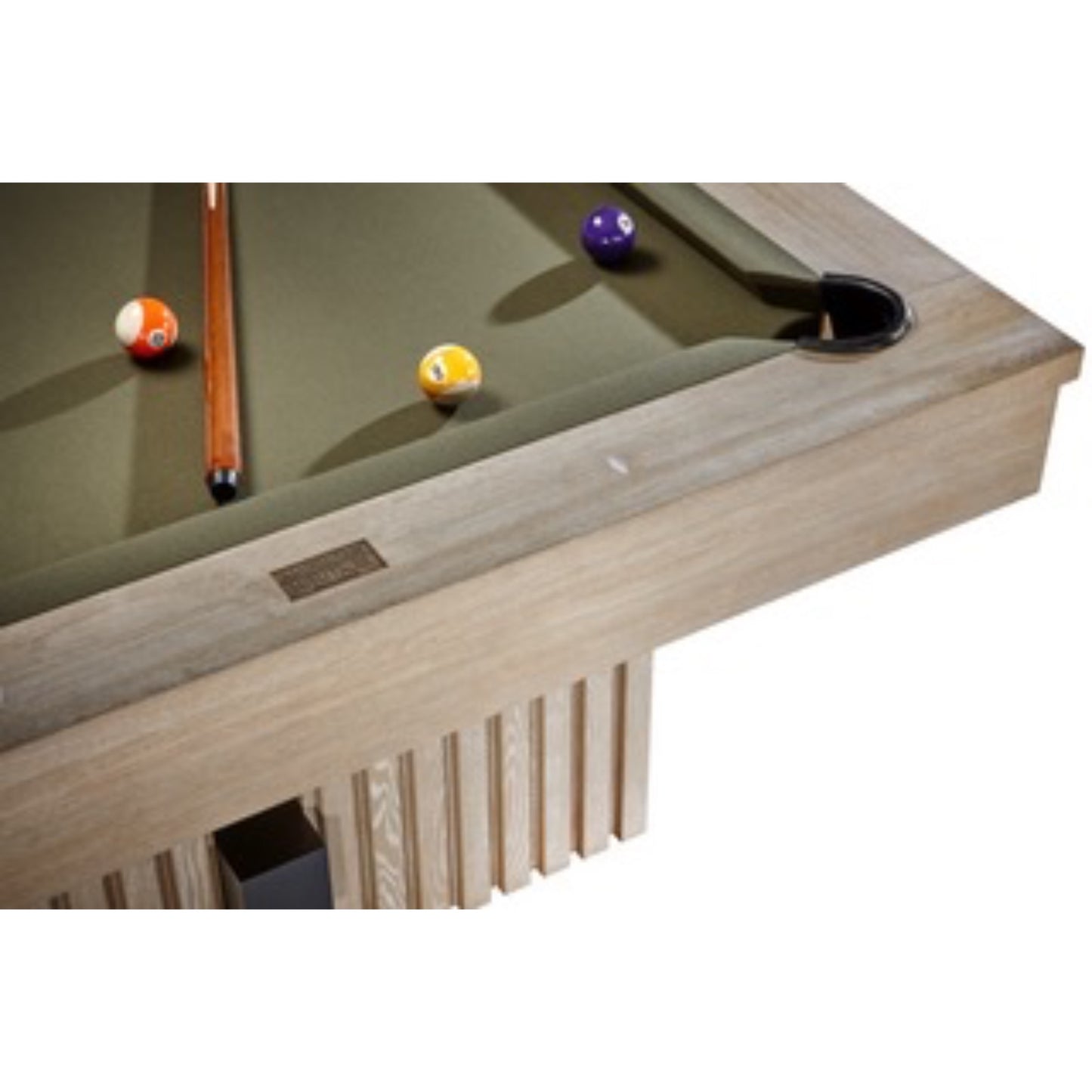 Natural Ash Slate Pool Table