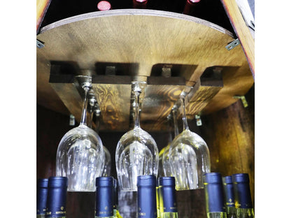 Luxury Wine Barrel Bar Set with Pub Table & Wine Barrel Bar Stools