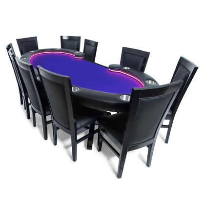 BBO Poker Tables - Lumen HD LED Poker Table