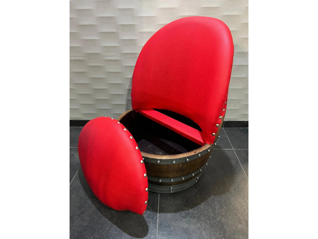 Rustic Whiskey Barrel Furniture Set