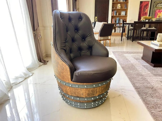 Luxury Captain Barrel Chair