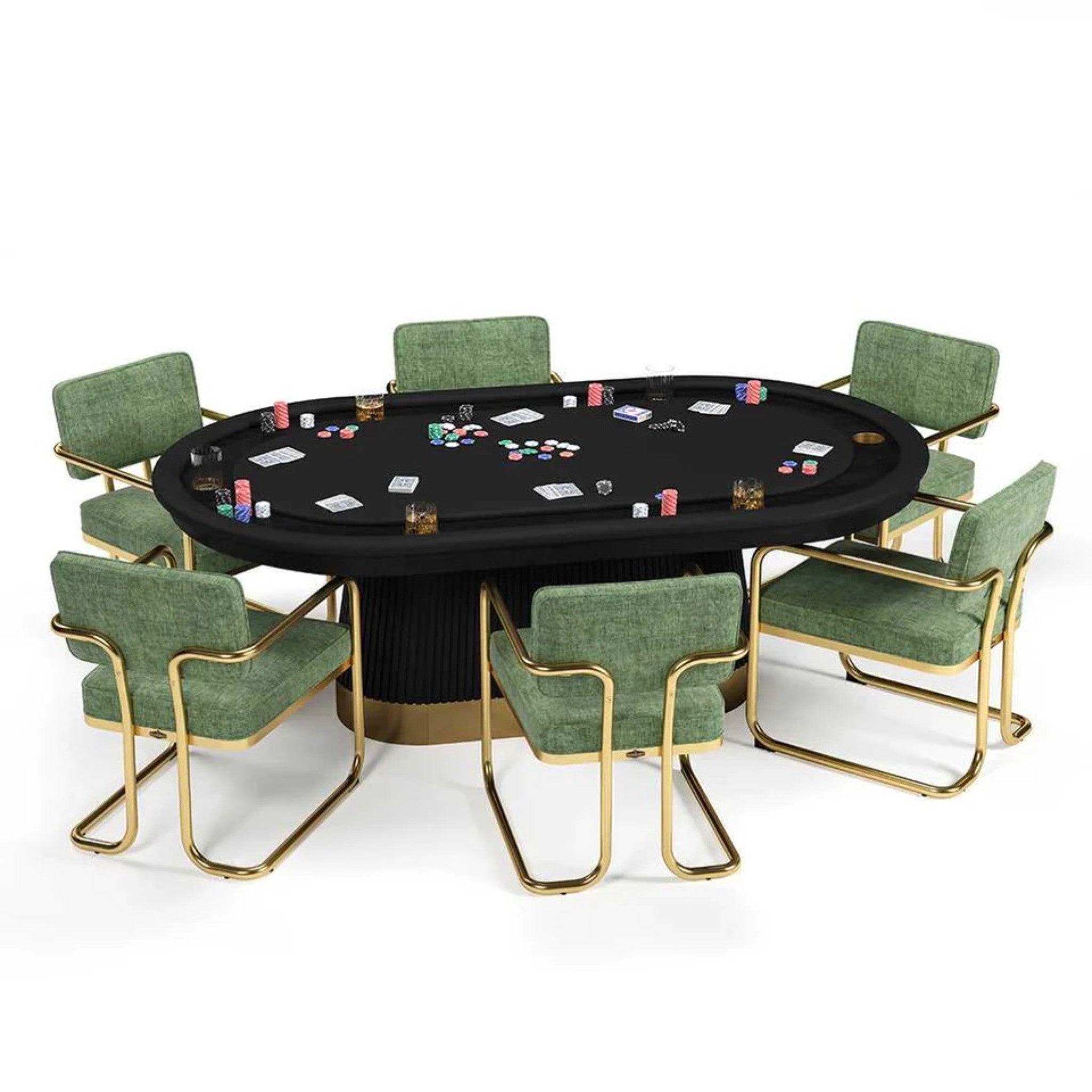 RAM Game Room Prohibition Series Poker Table - Thumbnail 5