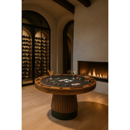 Ram Game Room - 48" Prohibition Round Poker Table